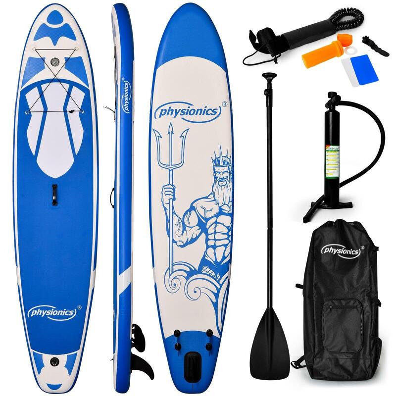 Placa gonflabila Paddle Board, 366 x 80 x 15 cm, albastru Poseidon