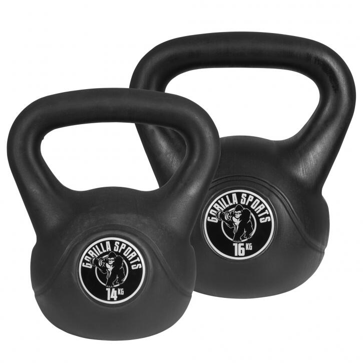 GORILLA SPORTS Kettlebell Kunststoff