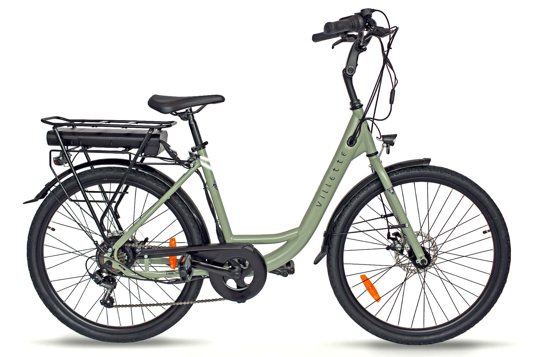 VILLETTE Villette le Debutant Plus elektrische fiets 26 inch 7 versnellingen groen
