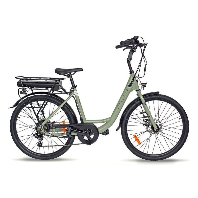 Villette le Debutant Plus, elektrische fiets, 26 inch, 7 versnellingen, groen