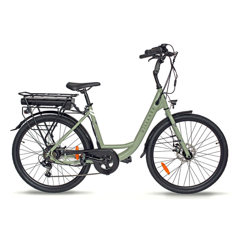 Villette le Debutant Plus, vélo électrique, 26 pouces, 7 vitesses, vert