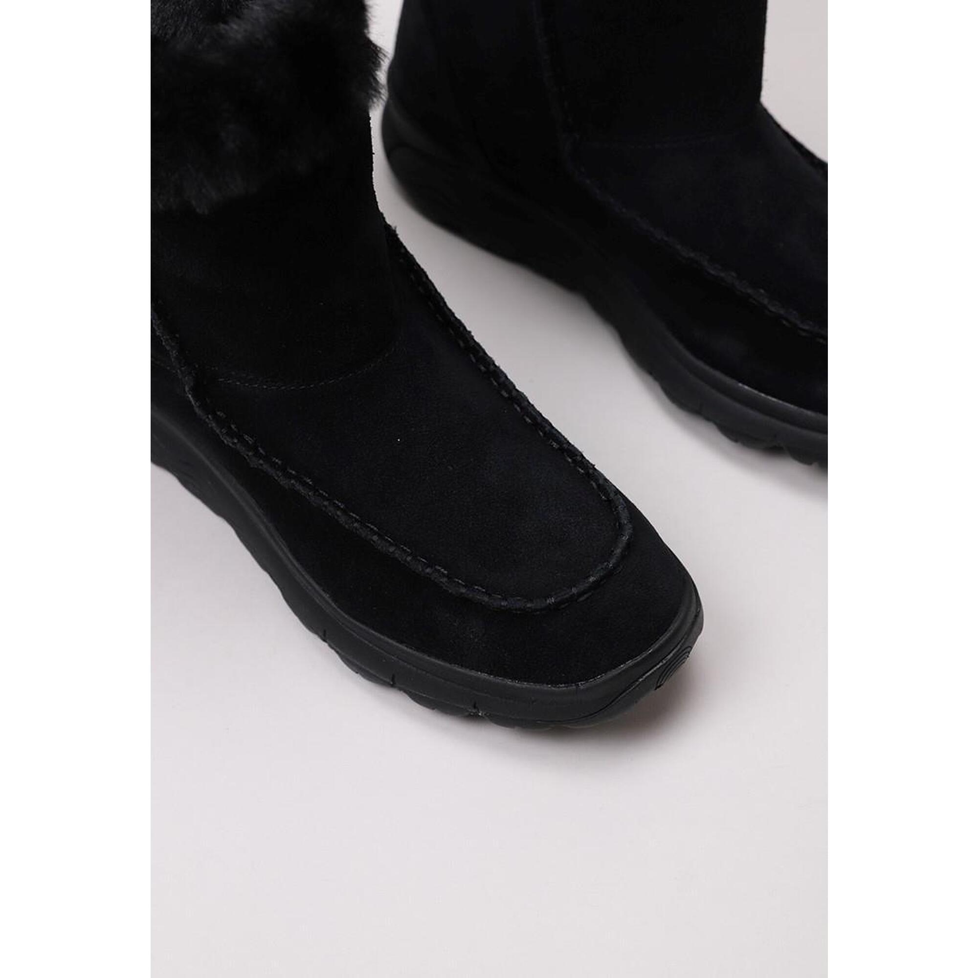 Botas de nieve apreski Mujer Geox D SPHERICA Negro Decathlon