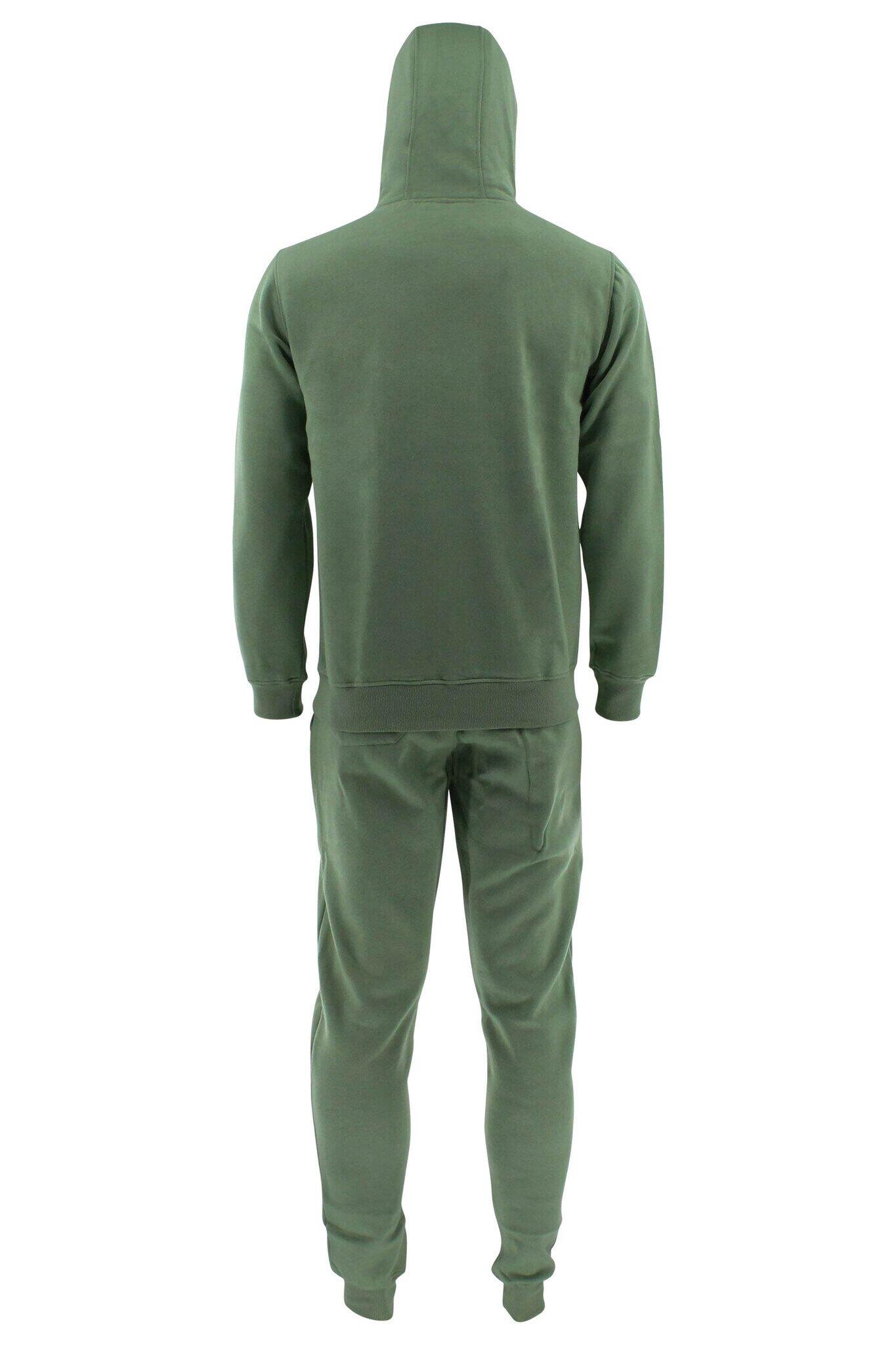 Joggingpak Hoodie Heren/Dames Signature Milano Olive Fitness en Hardlopen 2/5