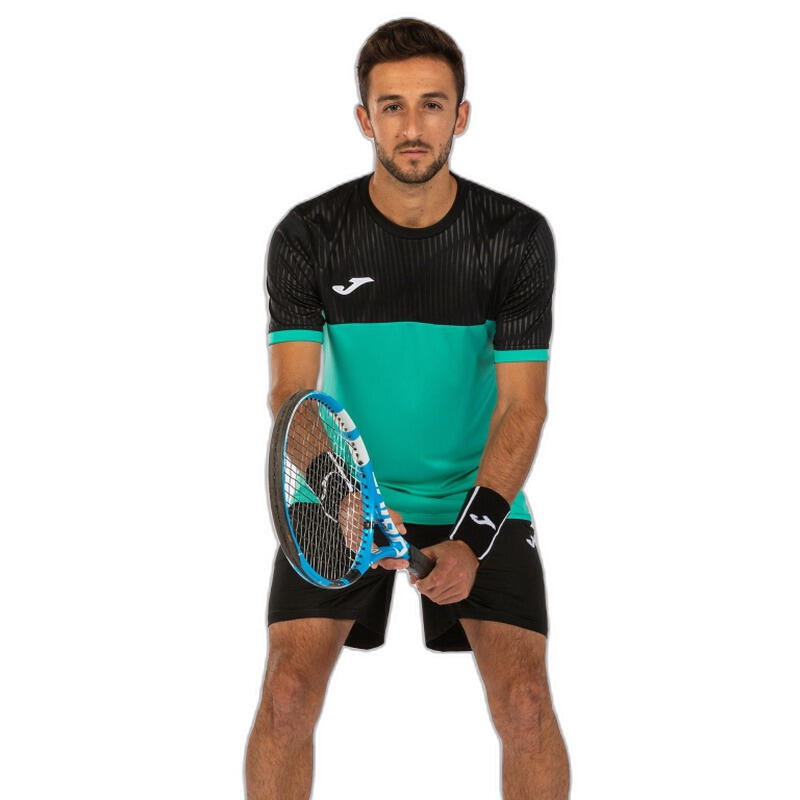 Maillot Manches Courtes Padel Homme Joma Montreal Vert 6/7