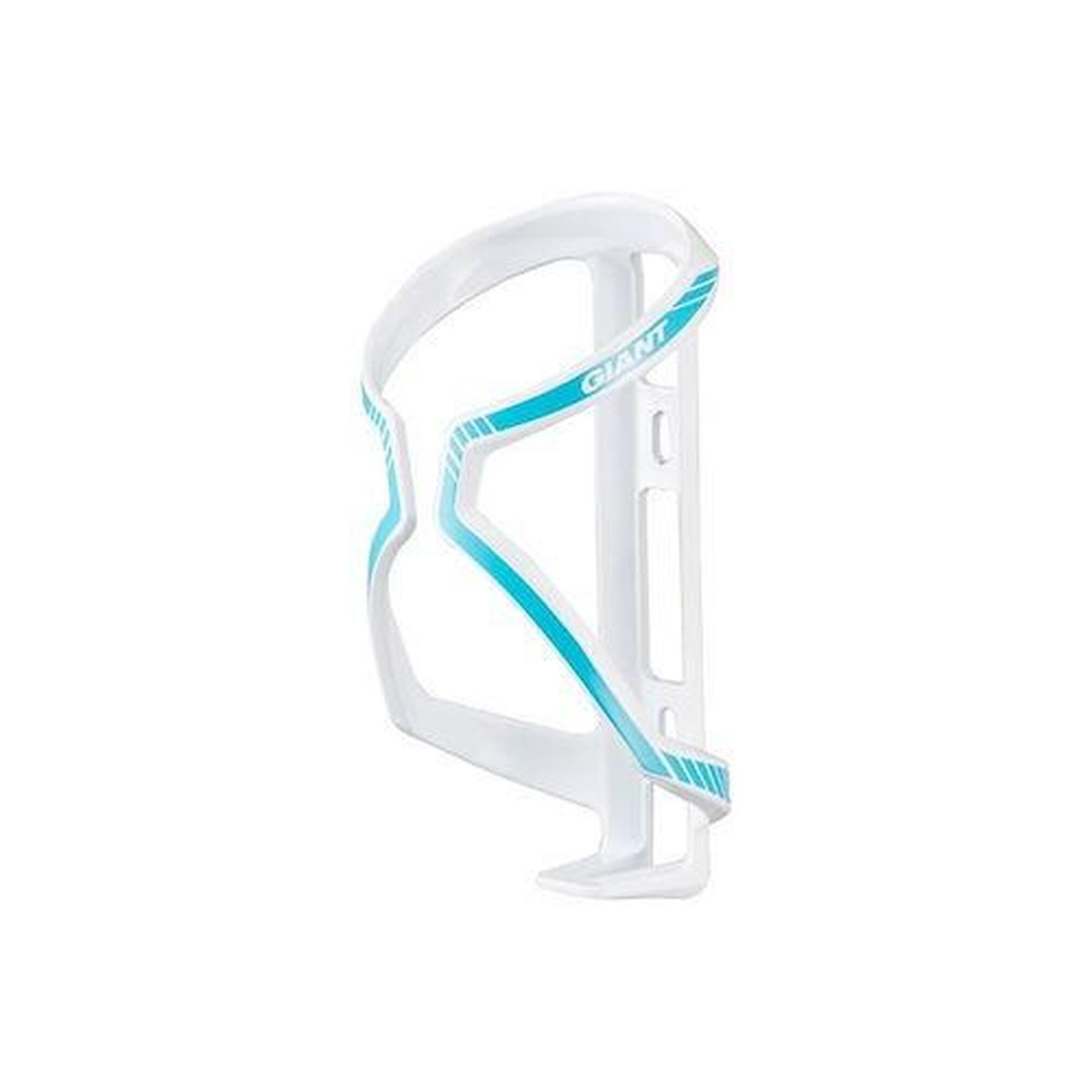 AIRWAY SPORT Bottle Cage - WHITE/GLOSSBLUE