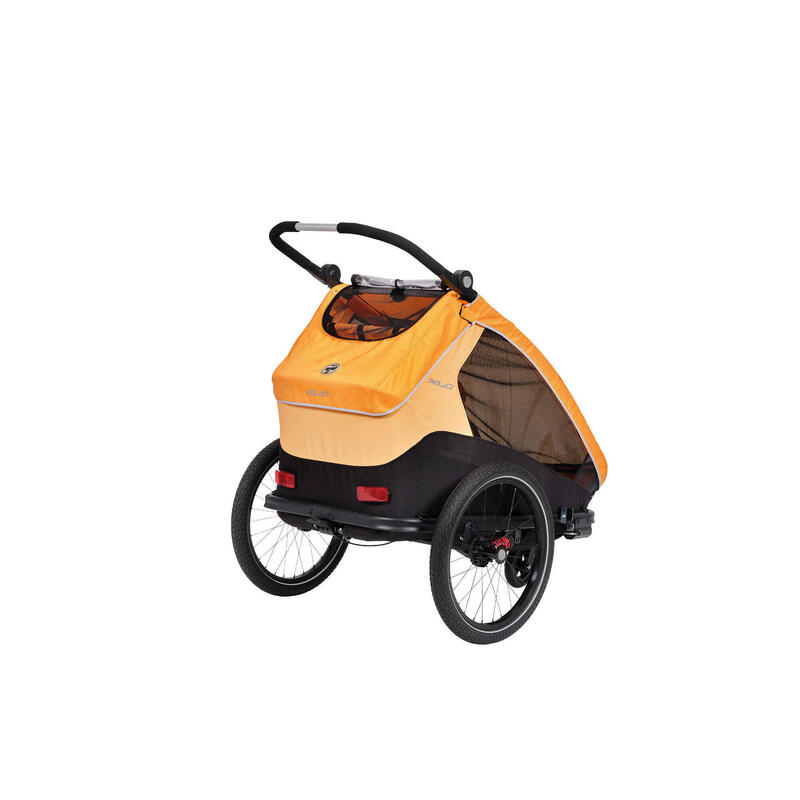 XLC Remorque vélo pour enfant DUO S BS-C10, marigold