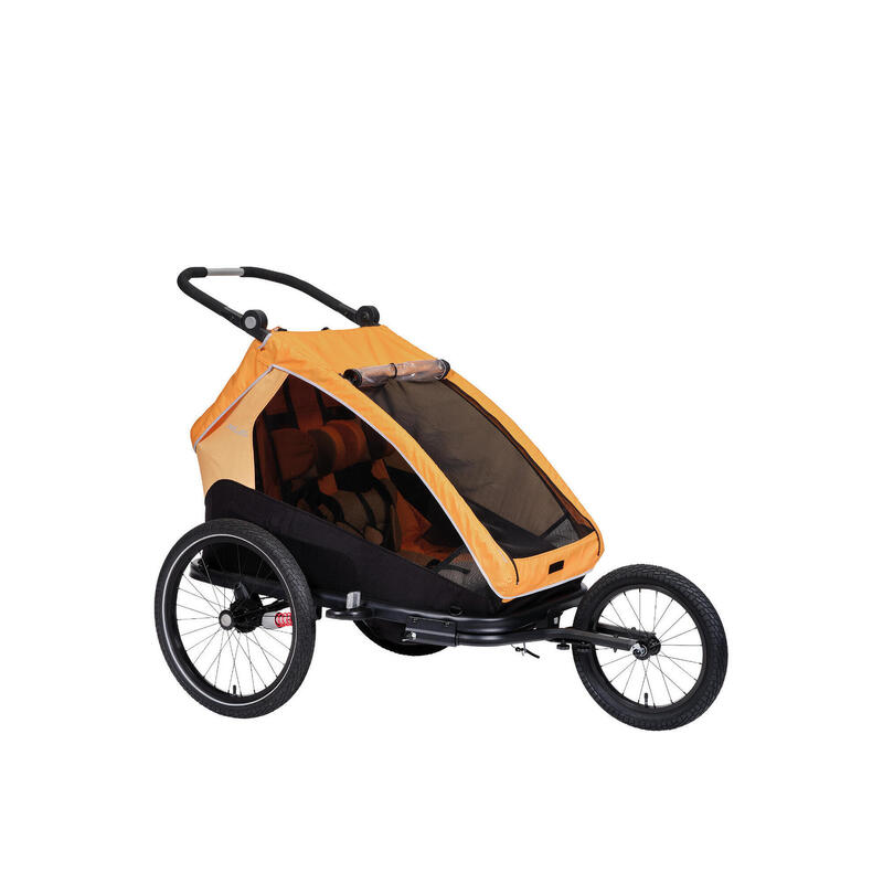 XLC Remorque vélo pour enfant DUO S BS-C10, marigold