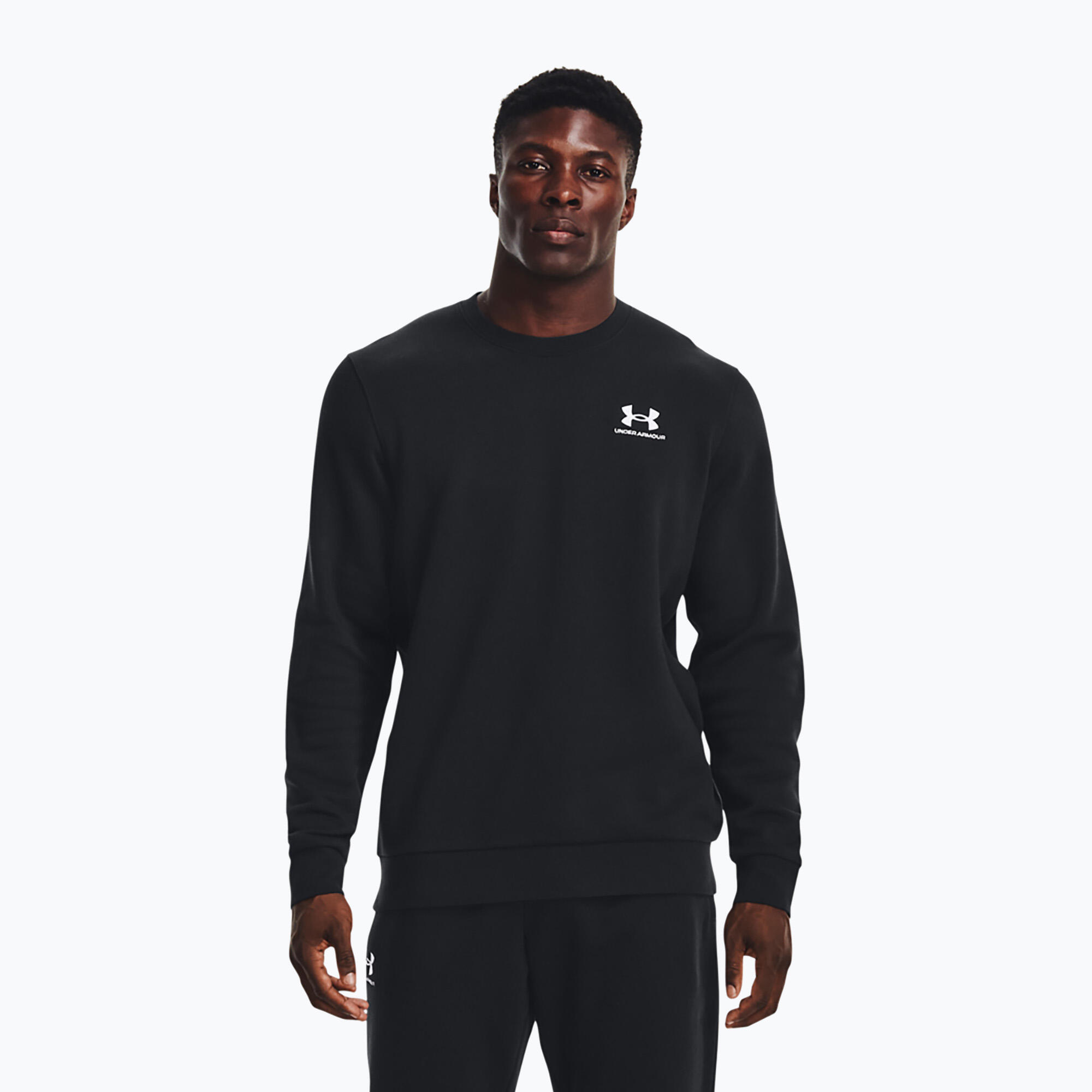 Under Armour Essential fleece herensweater met ronde hals 6/6