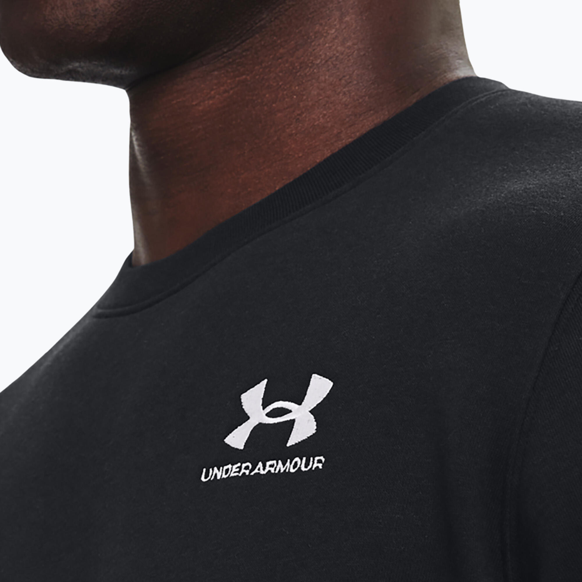 Under Armour Essential fleece herensweater met ronde hals 3/6