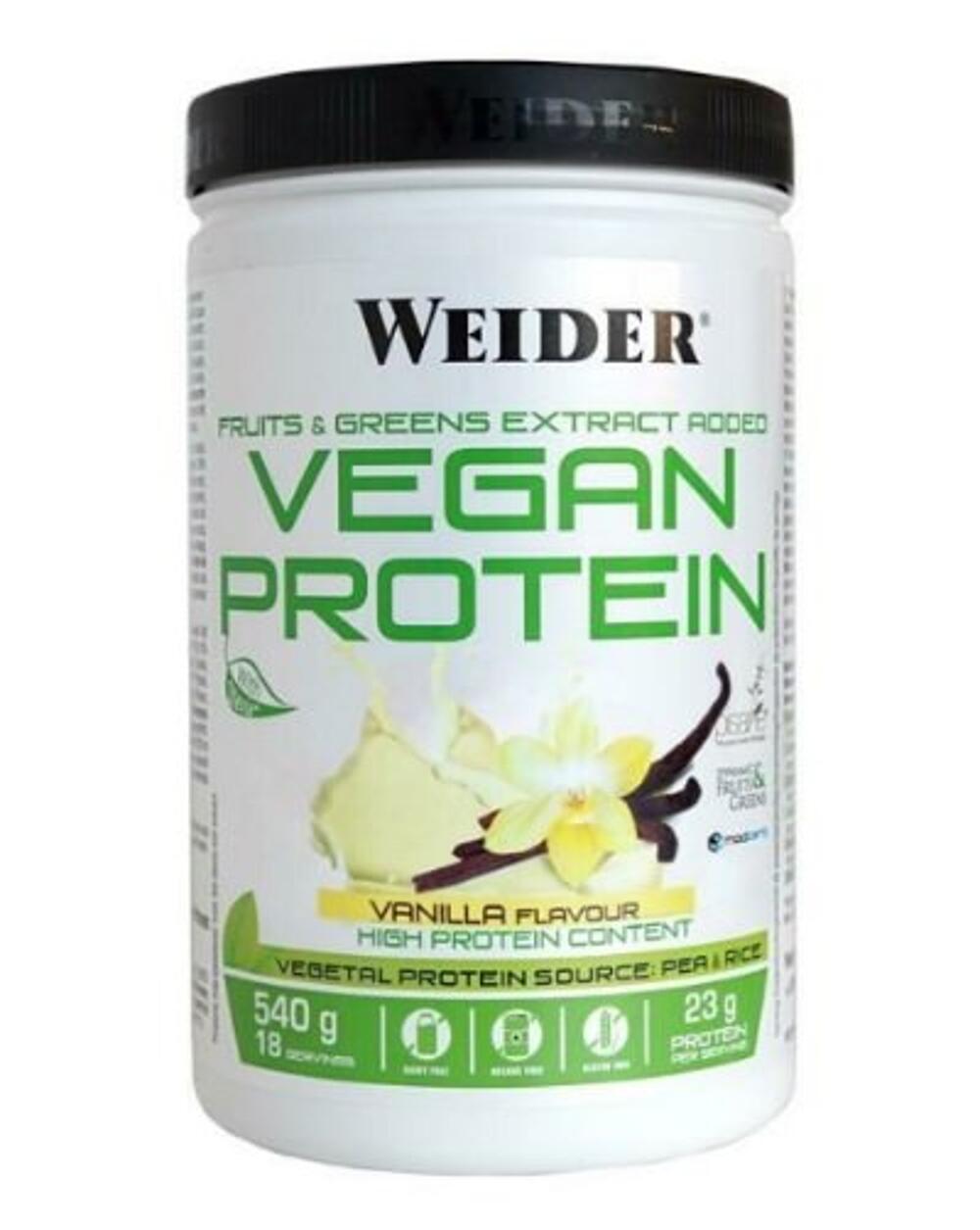 Vegan protein 540g Weider 2/2