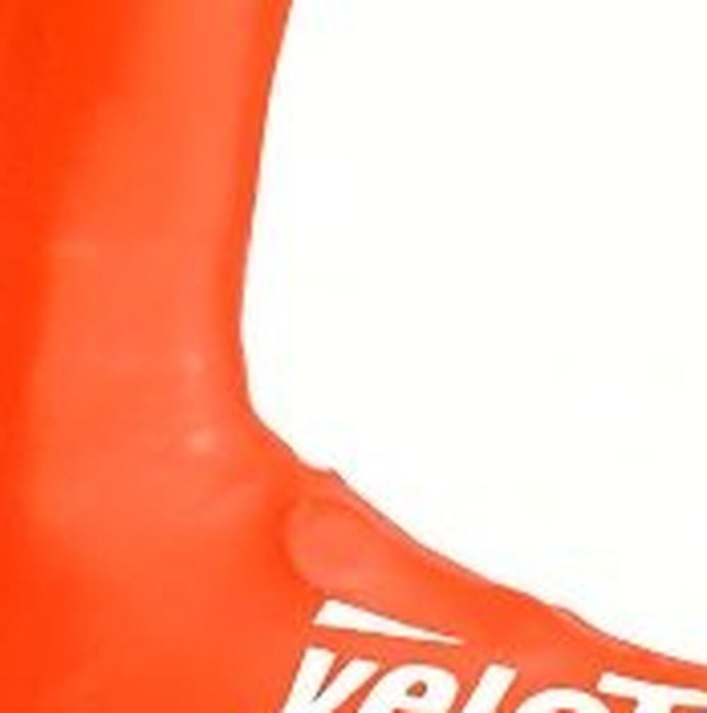Cubrezapatillas Alto naranja ciclismo Naranja VeloToze 2/2