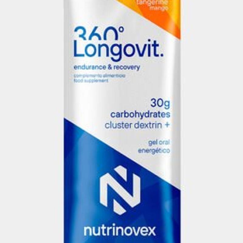 Gel energético Longovit 360º - Mango - mandarina Nutrinovex