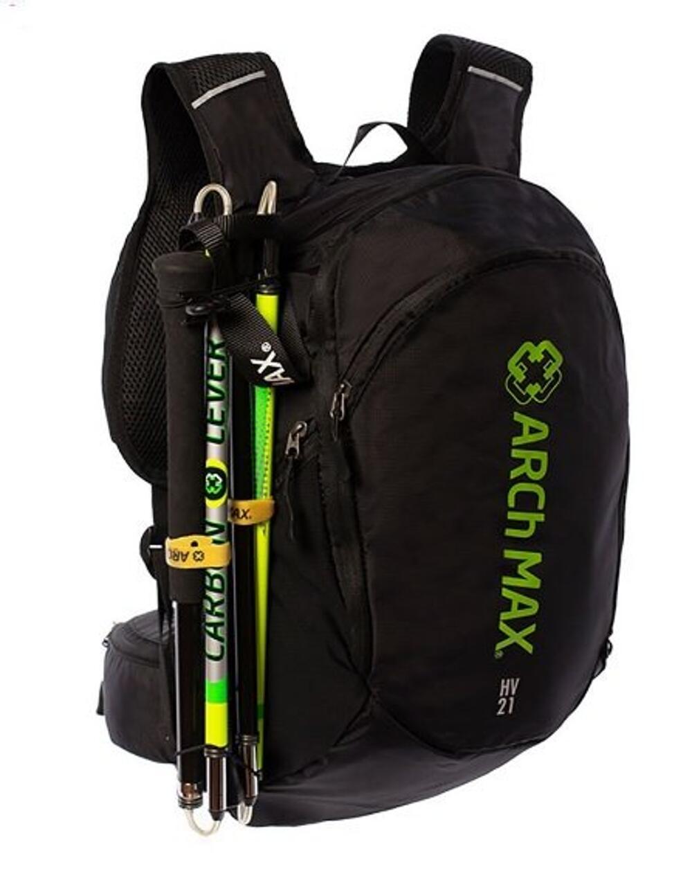 Mochila de caminhada na natureza 21L Preto ArchMax 3/3