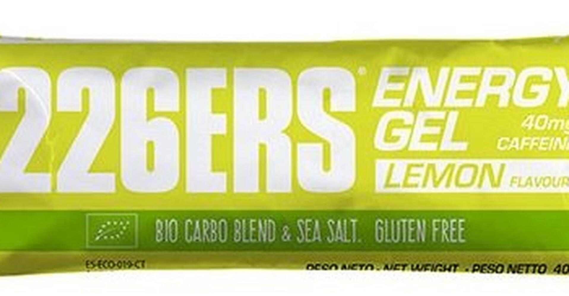 Energy Gel 226ERS Biologisch 40g Citroen 80Mg Cafeïne* 3/3