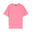 T-shirt donna comfort fit in jersey con scritta sul fondo