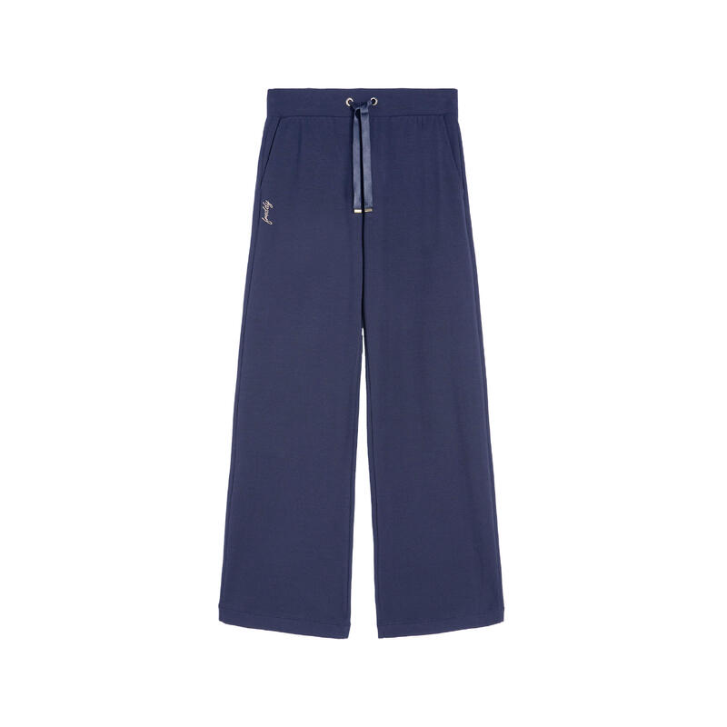 Pantaloni ampi da donna in french terry modal