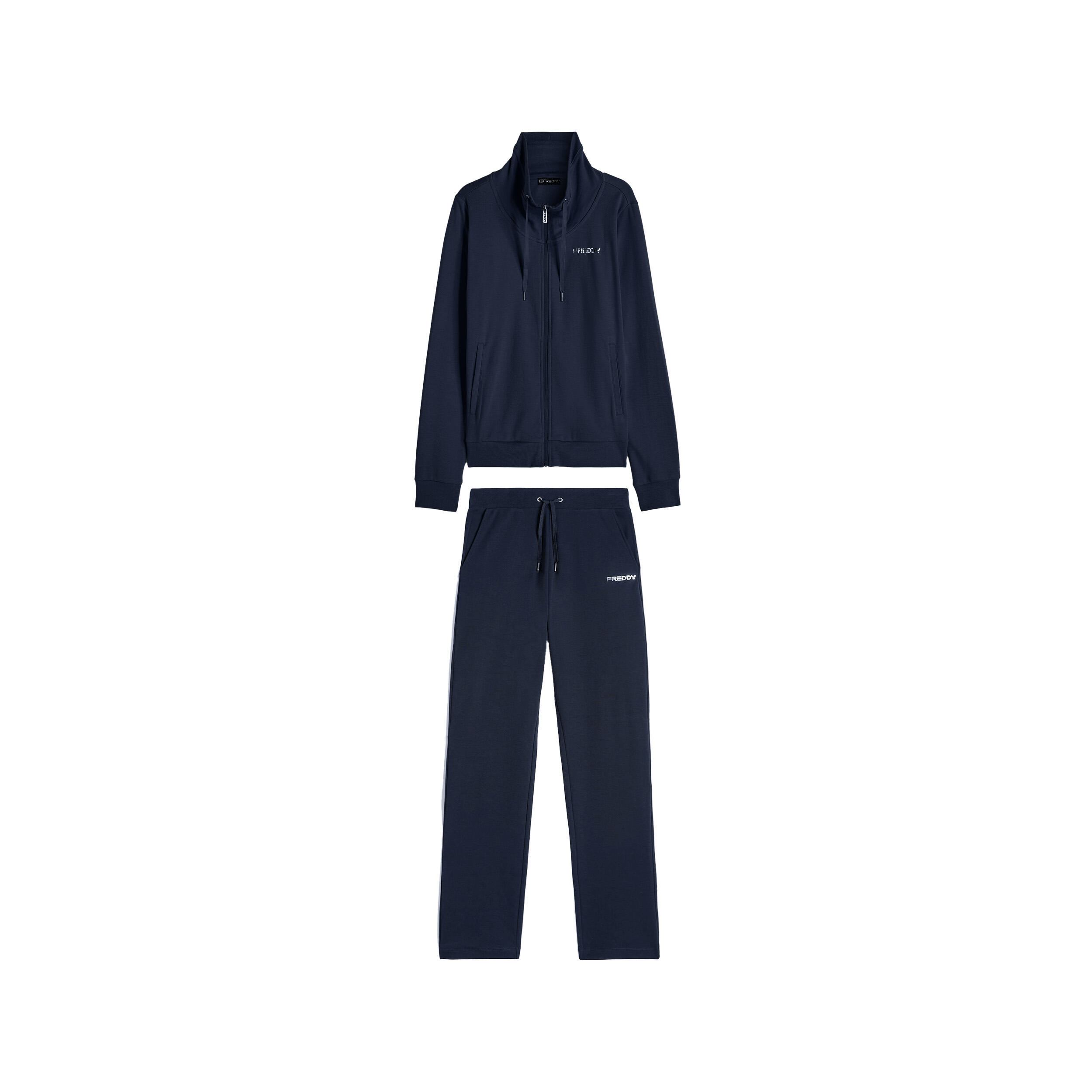 Tuta donna in cotone con zip e collo alto stampa paisley FREDDY Decathlon
