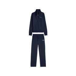 Survêtement pour femmes en coton avec fermeture éclair et col montant imprimé pa