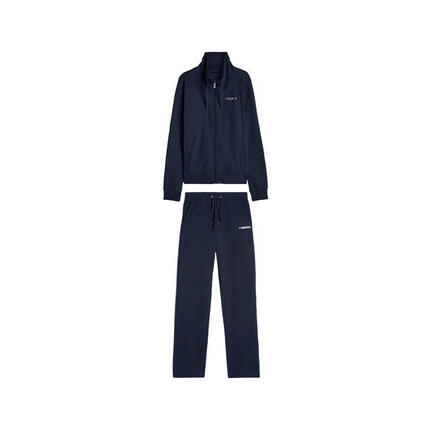 Survêtement pour femmes en coton avec fermeture éclair et col montant imprimé pa