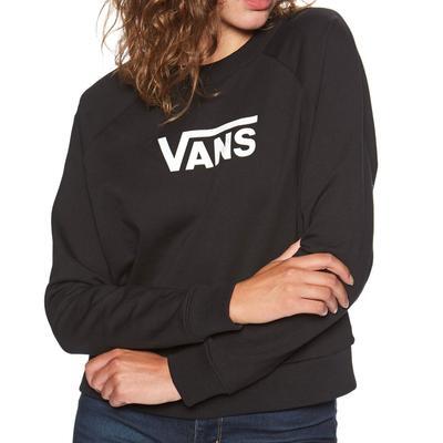 Pullover sweatshirt vans flying v boxy zwart
