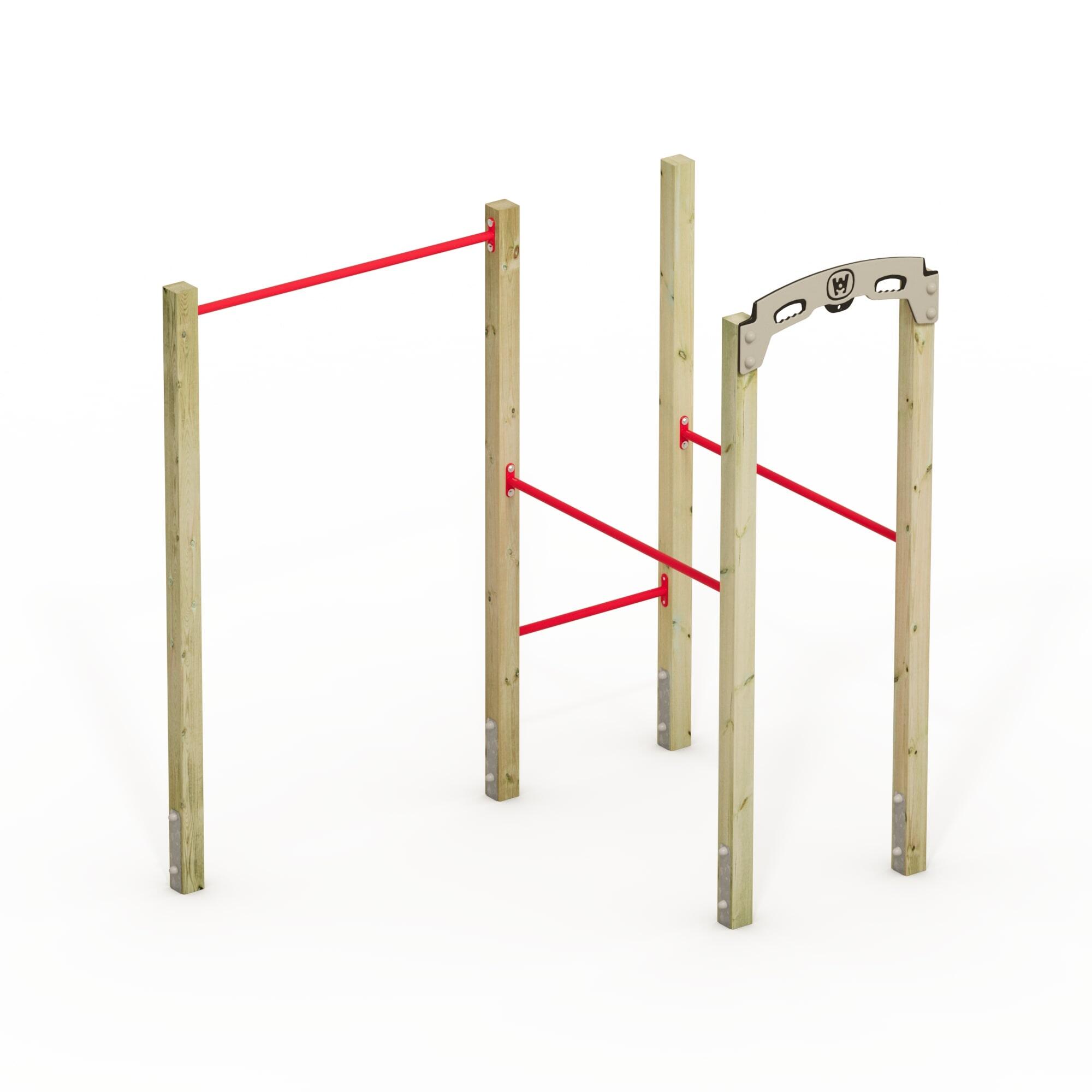 WICKEY FIT Base 510 - Appareil de fitness de plein air - rouge