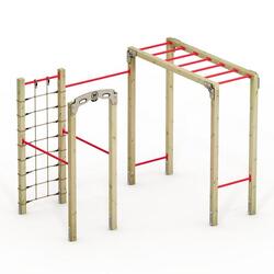 FIT Base 820 - Appareil de fitness de plein air - rouge