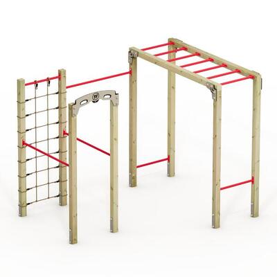 FIT Base 820 – Outdoor-Fitnessgerät – rot
