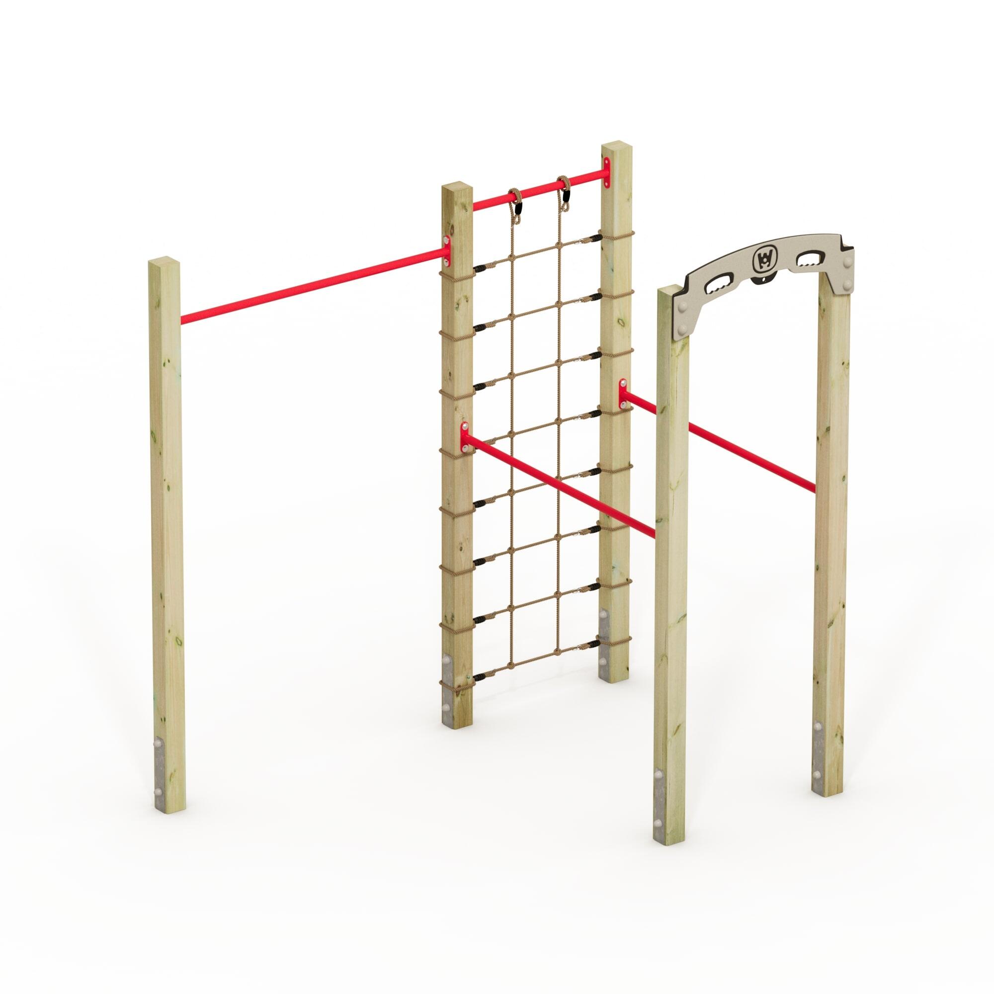 WICKEY FIT Base 520 – Outdoor-Fitnessgerät – rot