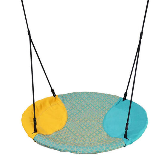 Balançoire nid d'oiseau Winkoh bleu