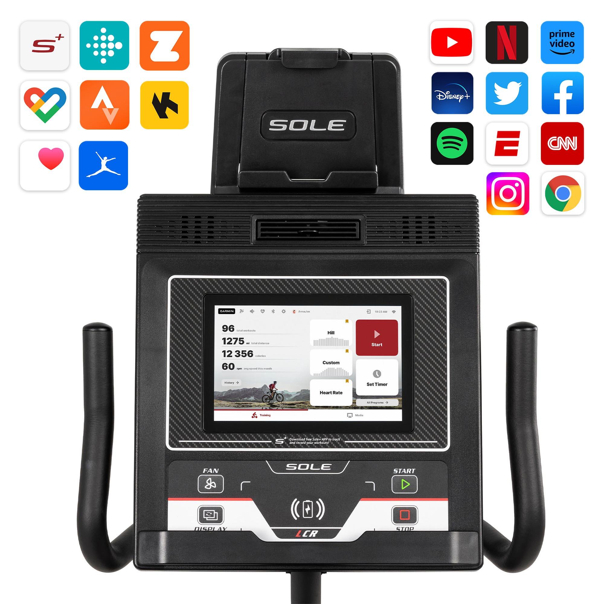 Sole Fitness LCR Recumbent Exercise Bike SOLE Decathlon