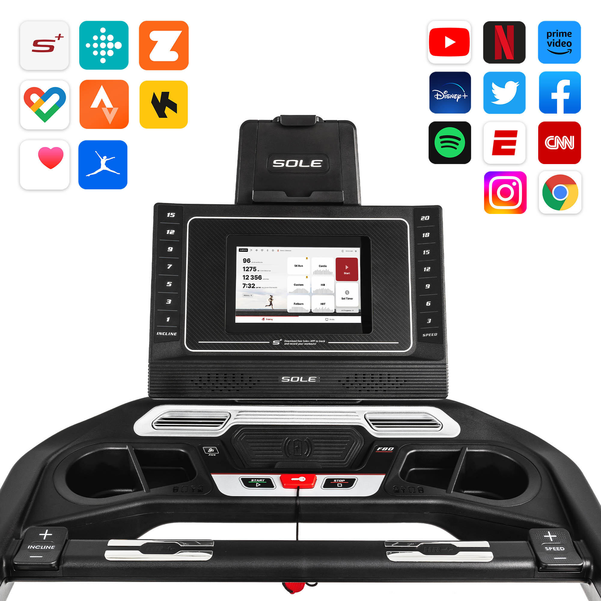 Sole Fitness F80 Folding Treadmill SOLE Decathlon