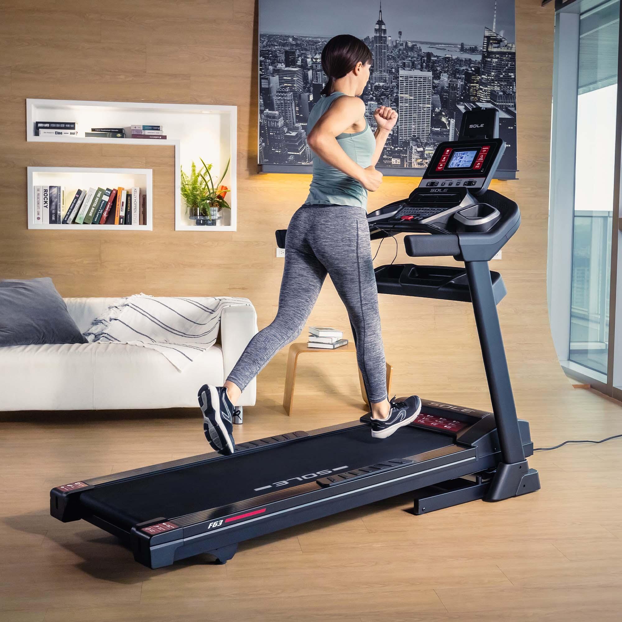 Laufband F63 klappbar| 3-PS-Motor| 20 km/h| 15 Steigungsstufen| 150kg Belastung 4/7