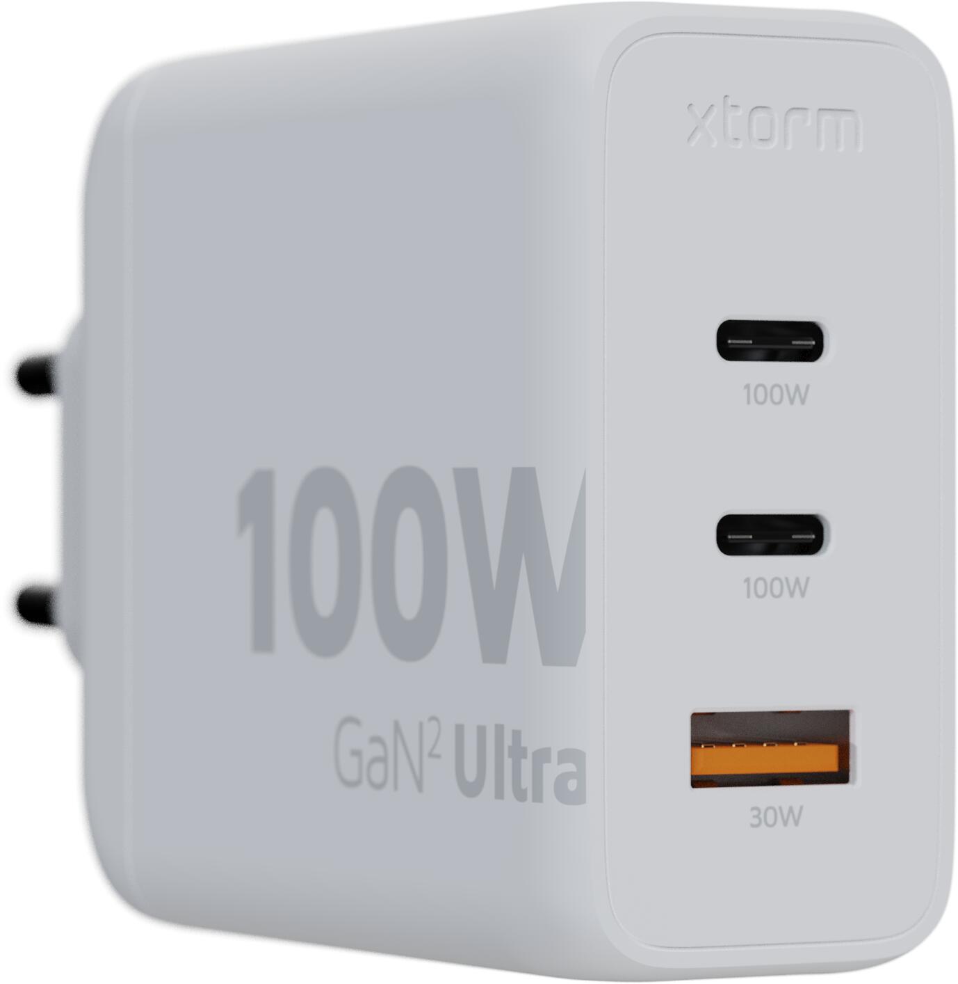Xtorm 100W GAN2 Ultra Ladegerat - Weiss 6/7