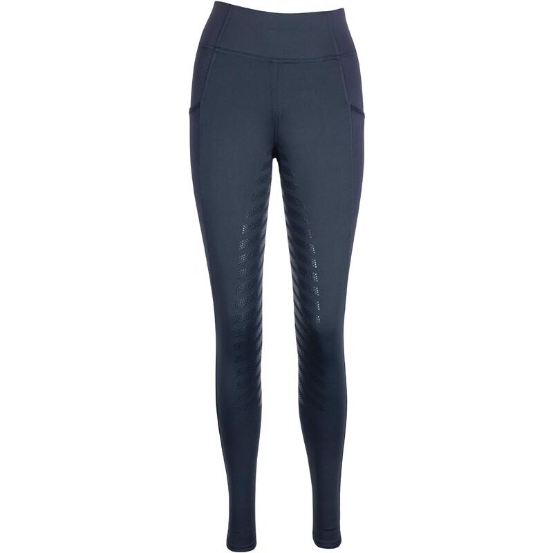 Sommer Kinder Reitleggings Silikon Vollbesatz LEA dark navy