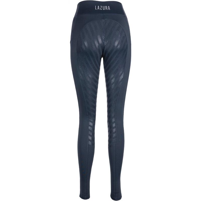 Sommer Kinder Reitleggings Silikon Vollbesatz LEA dark navy