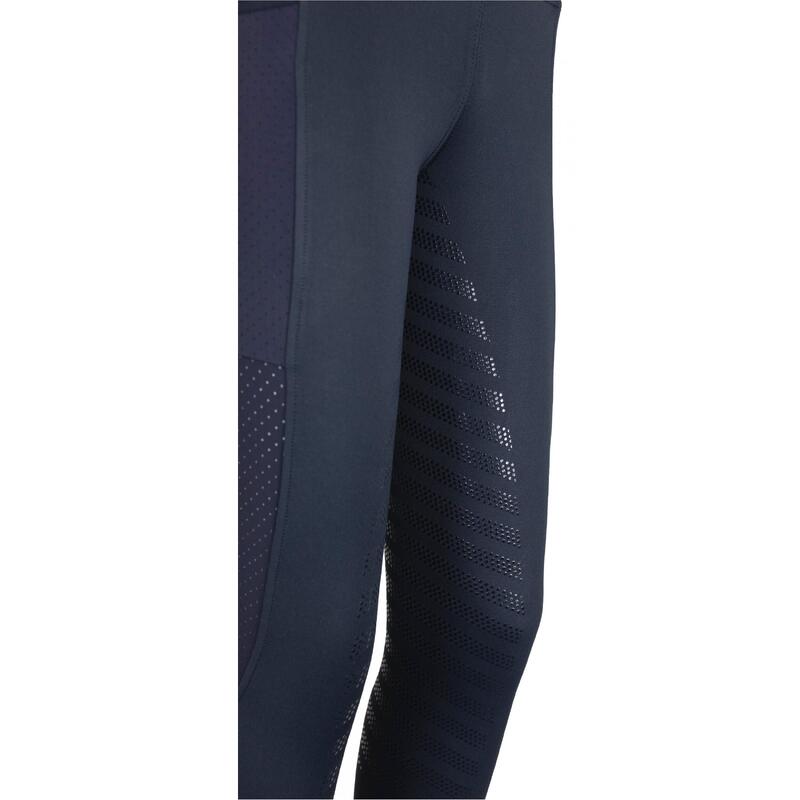 Sommer Kinder Reitleggings Silikon Vollbesatz LEA dark navy