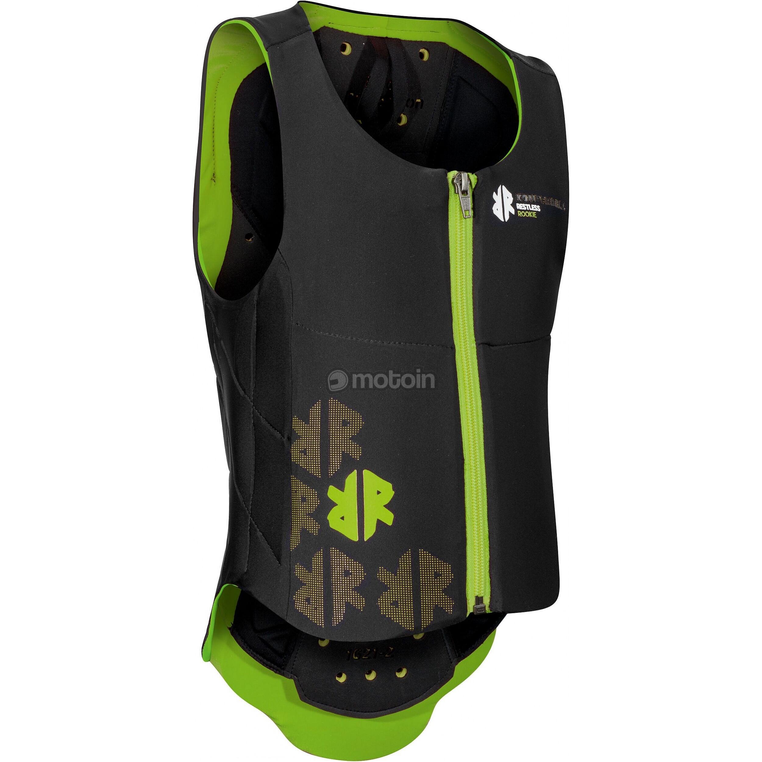 KOMPERDELL Kinder Rückenprotektor BALLISTIC Junior schwarz/grün