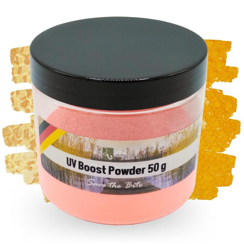 UV Boost Powder 50g Bait Dip Vanille/Honig Fluo Orange für Karpfenangler