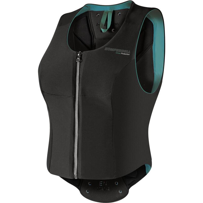 Damen Rückenprotektor BALLISTIC Flex Fit schwarz/petrol