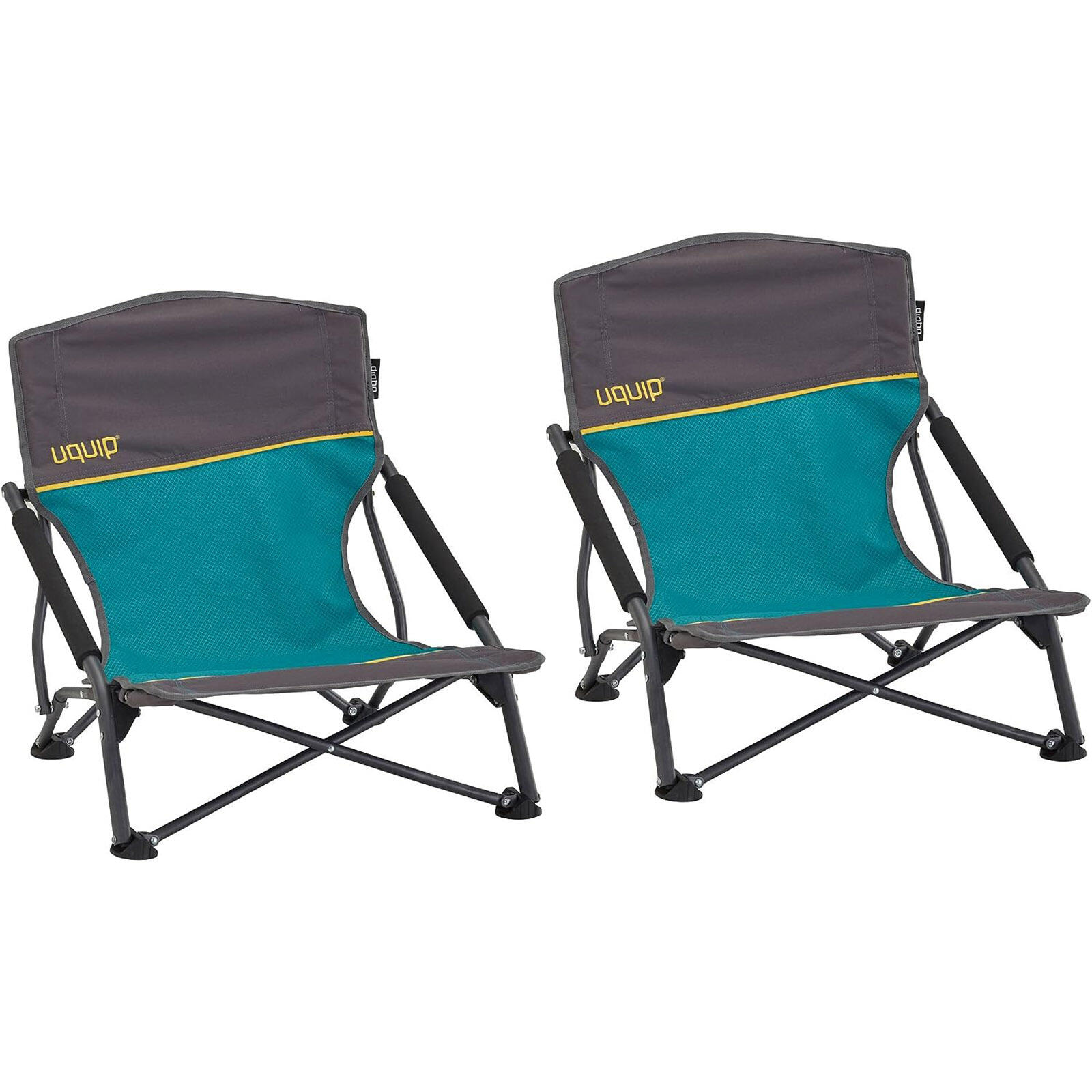 UQUIP Strandstoel set Zand Campingstoel Vouwstoel Laag 120 kg