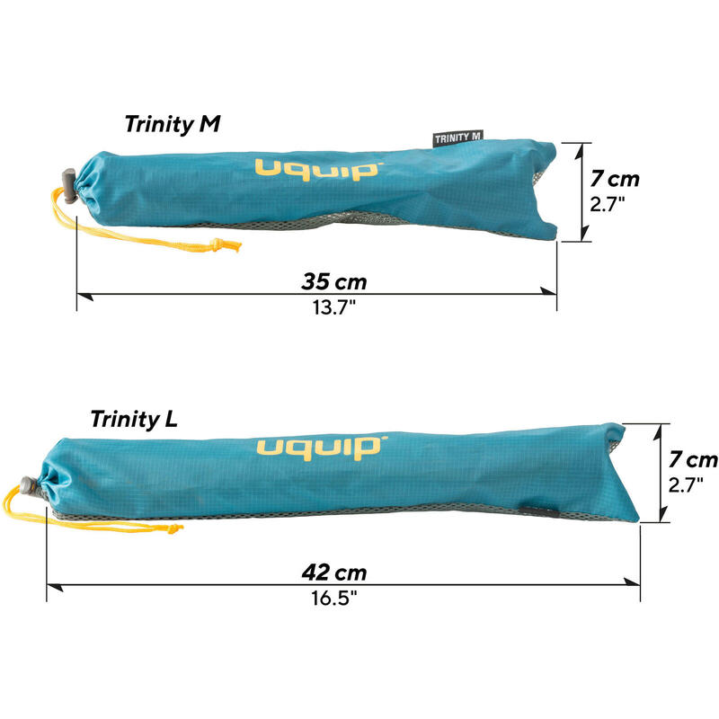 Lichtgewicht kruk Trinity L Mini driepootkruk Campingkruk 150 kg