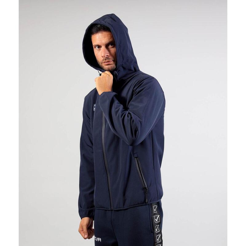 Jachetă Softshell Unisex Givova Albastru
