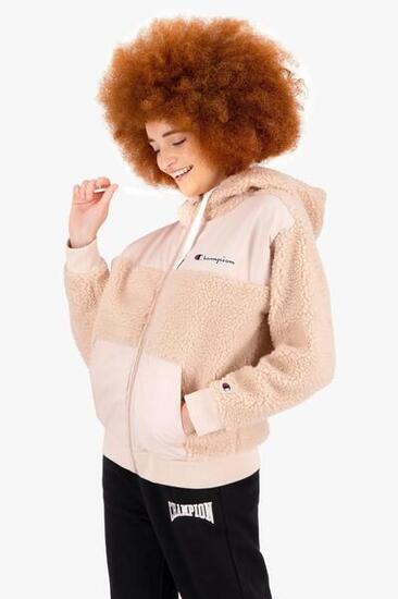 Felpa donna champion full zip patchwork--ps