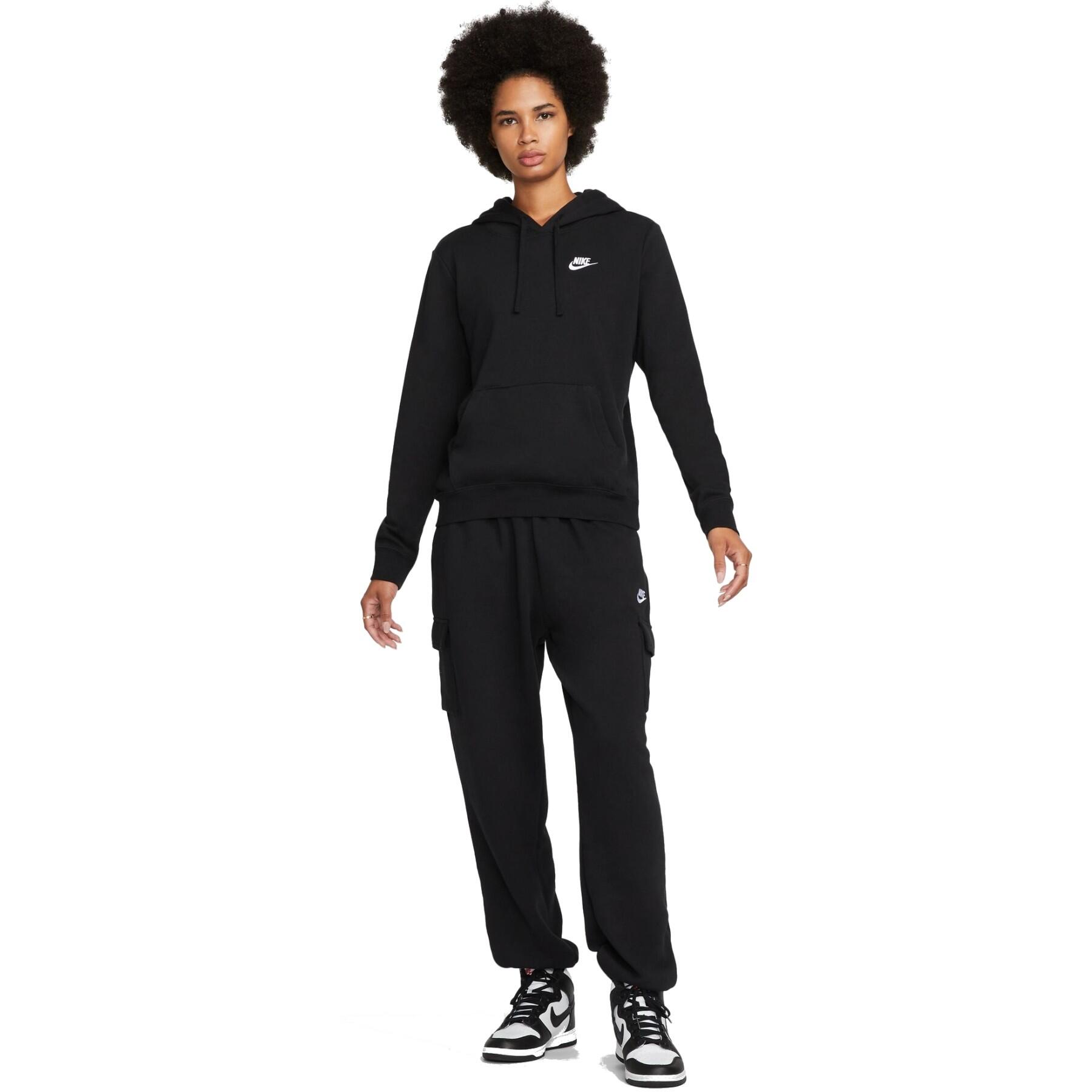 Hoodie Club Fleece  Zwart - DQ5793-010 3/5