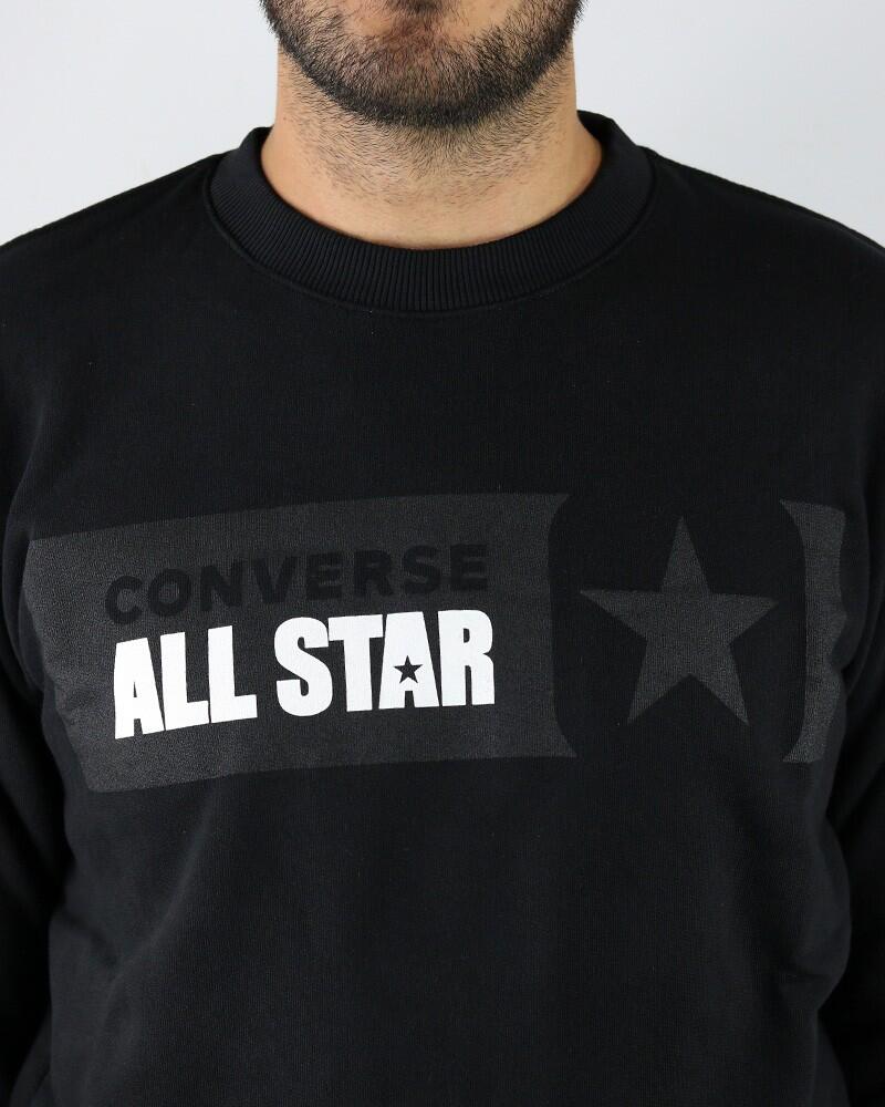 Felpa uomo converse fleece rivalry - 10021319-a01 7/7