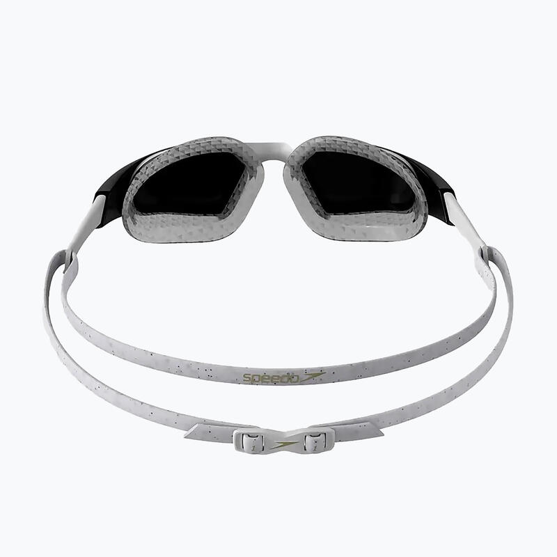 Óculos de proteção espelhados Speedo Aquapulse Pro - Branco / Ouro Roxo