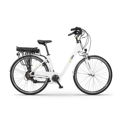 Ecobike rower elektryczny Traffic D 28" 17 white z baterią 17,5 Ah