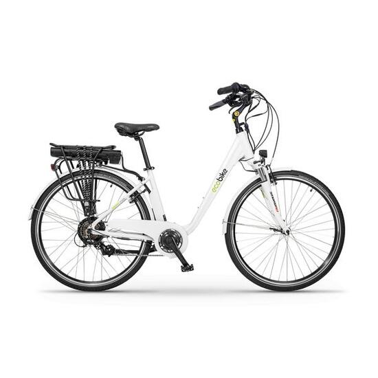 Ecobike rower elektryczny Traffic D 28" 17 white z baterią 17,5 Ah