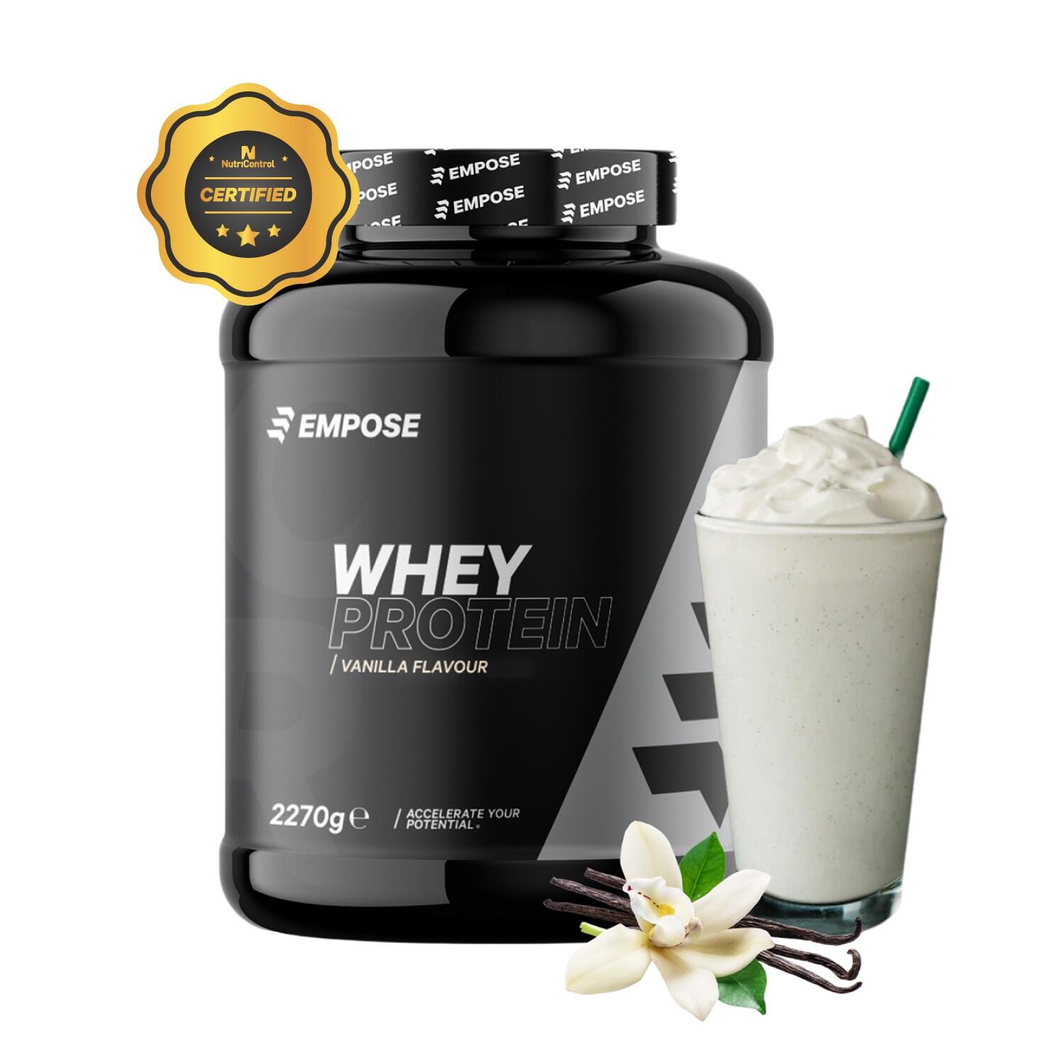 EMPOSE Whey Protein - Eiwit Poeder - Vanille - 2270 gram