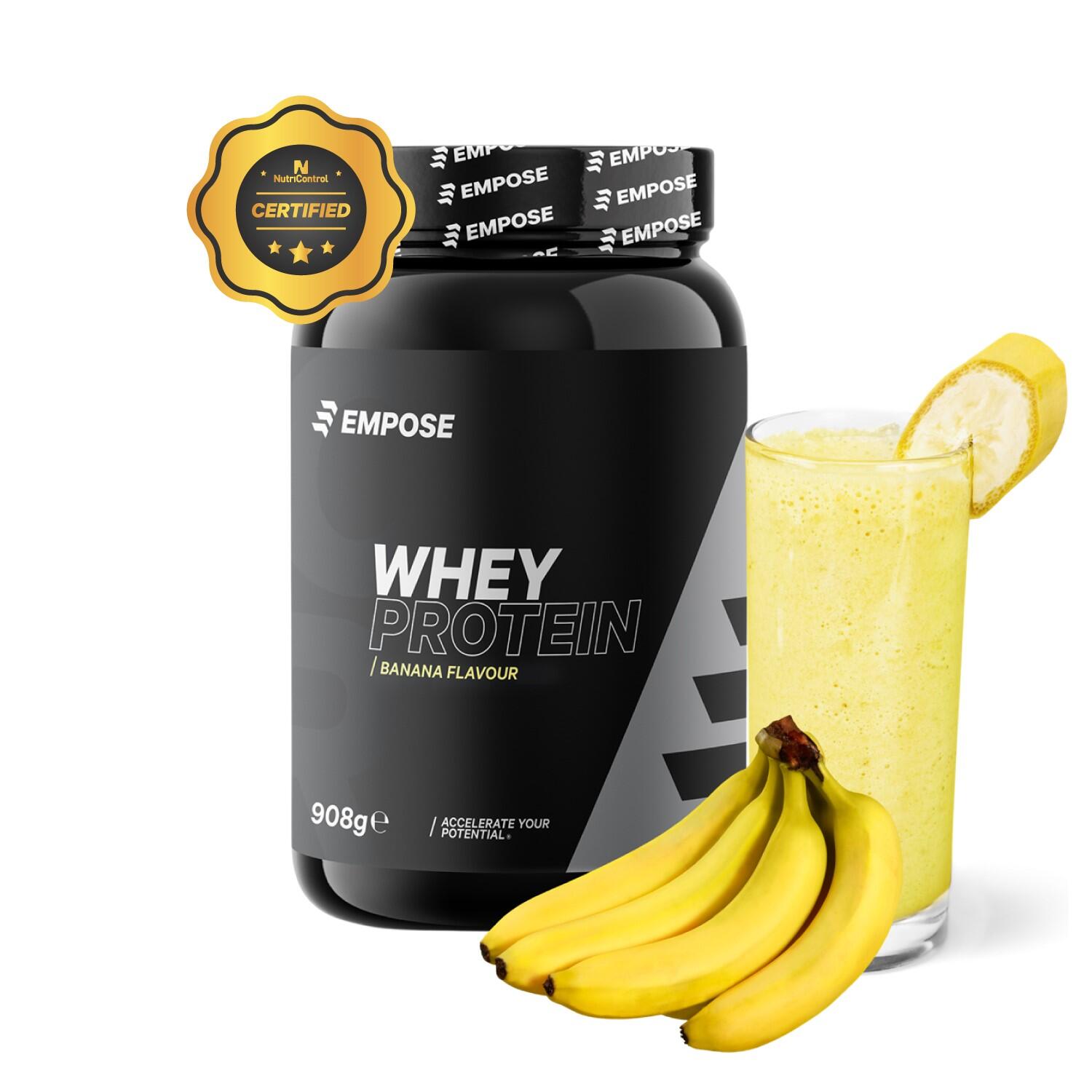 EMPOSE Whey Protein - Eiwit Poeder - Banaan - 908 gram
